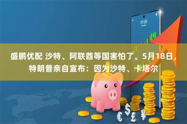 盛鹏优配 沙特、阿联酋等国害怕了。5月18日，特朗普亲自宣布：因为沙特、卡塔尔